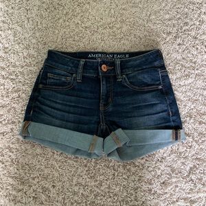American eagle jean shorts